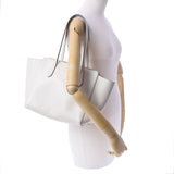 Gucci Gucci Wing Tote White 354408女士小牛手提袋A级使用Ginzo