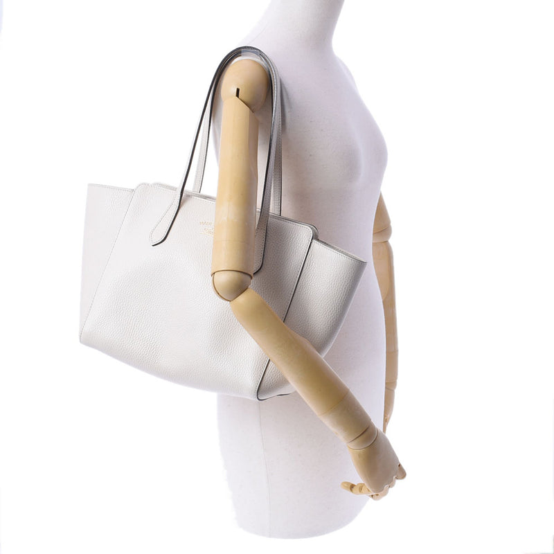 Gucci Swing Tote White Ladies Calf Tote Bag 354408 GUCCI used