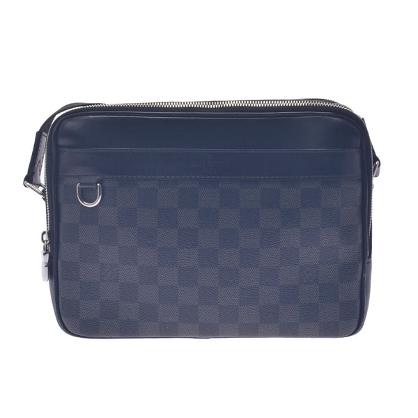 Louis Vuitton Graphit Trocadero Messenger 14137 Black Gray Men s