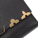 LOUIS VUITTON Louis Vuitton Portofoille Capsine Compact Noir Gold Bracket M67886 Ladies Tolillon Trilk Wallet B Rank Used Ginzo