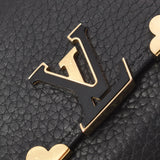 LOUIS VUITTON Louis Vuitton Portofoille Capsine Compact Noir Gold Bracket M67886 Ladies Tolillon Trilk Wallet B Rank Used Ginzo