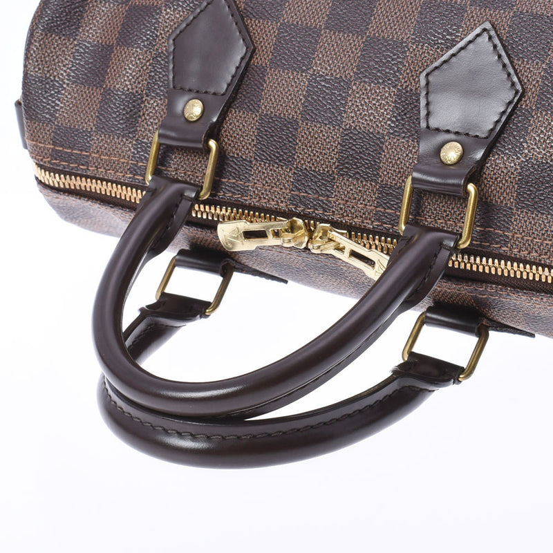 路易·威登（Louis Vuitton）路易·威登（Louis Vuitton）达米尔（Damier）快速班德里尔25棕色N41365男女通用Damier Cambus皮革手提包B等级使用Ginzo