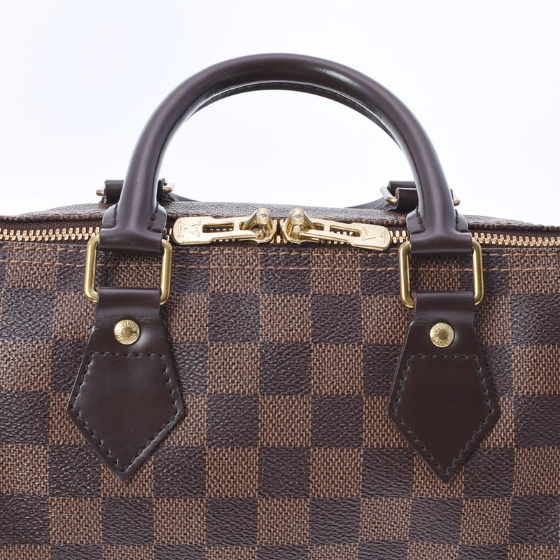 路易·威登（Louis Vuitton）路易·威登（Louis Vuitton）达米尔（Damier）快速班德里尔25棕色N41365男女通用Damier Cambus皮革手提包B等级使用Ginzo