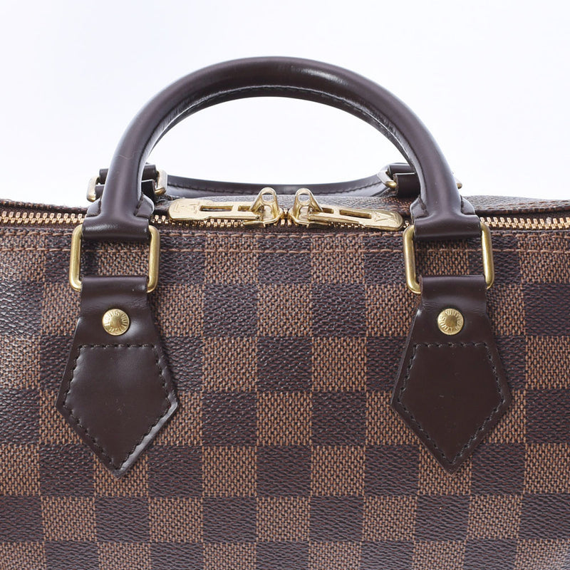 路易·威登（Louis Vuitton）路易·威登（Louis Vuitton）达米尔（Damier）快速班德里尔25棕色N41365男女通用Damier Cambus皮革手提包B等级使用Ginzo