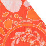 HERMES エルメス ツイリー アマゾンのダンス/La Danse des Amazones オレンジ系 レディース シルク100％ スカーフ ABランク 中古 銀蔵