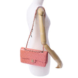 CHANEL Chanel Matrasse Chain 25cm Ginza 5th Anniversary Pink Gold Bracket Ladies Enamel Shoulder Bag B Rank used Ginzo