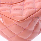 CHANEL Chanel Matrasse Chain 25cm Ginza 5th Anniversary Pink Gold Bracket Ladies Enamel Shoulder Bag B Rank used Ginzo