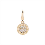 BVLGARI Bulgari Bulgari Bulgari Bulgari Pavé Diamond Unisex K18YG Pendant Top A Rank used Ginzo