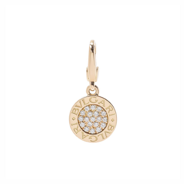 BVLGARI Bulgari Bulgari Bulgari Bulgari Pavé Diamond Unisex K18YG Pendant Top A Rank used Ginzo