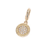 BVLGARI Bulgari Bulgari Bulgari Bulgari Pavé Diamond Unisex K18YG Pendant Top A Rank used Ginzo