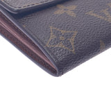 LOUIS VUITTON Louis Vuitton Monogram Portofoyilla Old Brown M61734 Unisex Monogram Canvas Wallet AB Rank Used Ginzo