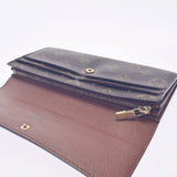 LOUIS VUITTON Louis Vuitton Monogram Portofoyilla Old Brown M61734 Unisex Monogram Canvas Wallet AB Rank Used Ginzo