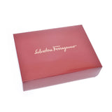 Salvatore Ferragamo Ferragamo Vala链链海军蓝色金支架223054女士皮革肩带级别用Ginzo