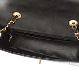 香奈儿Chanel Matrasse Diana连锁肩肩黑色金架女士RAM皮肤肩cab ab AB级使用Ginzo