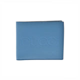 GUCCI Gucci Logoin Wallet Blue 658681 Men's Leather Bi -Fold Wallet A Rank used Ginzo