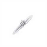 TIFFANY & CO. Tiffany Solitia Diamond 0.18ct G-SI1-3EX No. 10 Ladies PT950 Platinum Ring / Ring A Rank Used Ginzo