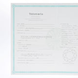 TIFFANY & CO. Tiffany Solitia Diamond 0.18ct G-SI1-3EX No. 10 Ladies PT950 Platinum Ring / Ring A Rank Used Ginzo