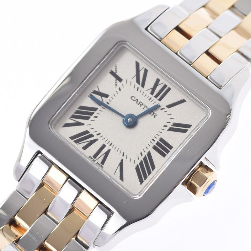 Cartier Cartier Santos de Movaisel SM Ladies SS/YG Watch Quartz Ivory Dial A Rank Used Ginzo