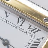 Cartier Cartier Santos Galbe LM Men's SS/YG Watch Quartz White Dial A Rank used Ginzo
