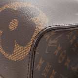 路易威登（Louis Vuitton）路易·威登（Louis Vuitton）会标反向GO MM 2Way Brown M45321女uSEX会标帆布手提袋AB级使用Ginzo