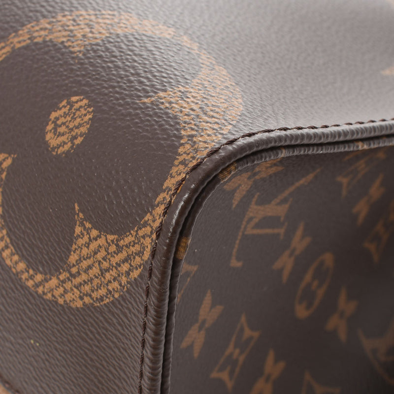 LOUIS VUITTON Louis Vuitton Monogram Reverse on the Go MM 2way Brown M45321 Unisex Monogram Canvas Tote Bag AB Rank Used Ginzo