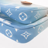 路易威顿路易威顿路易威登多pochette Accesswall柔和的颜色M57633男女通用会标帆布肩袋AB AB等级二手Ginzo