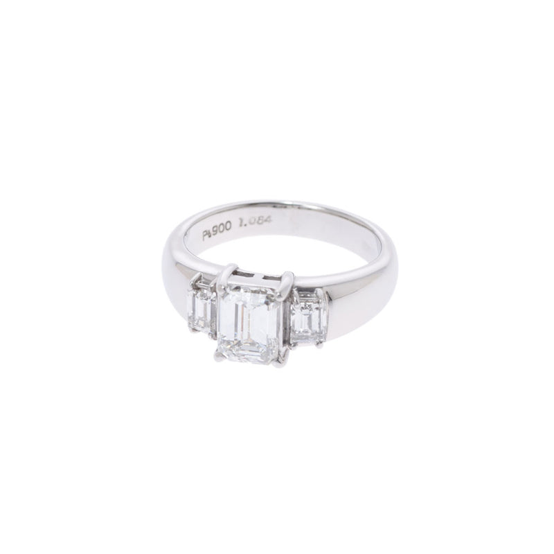 [Summer selection 300,000 or more] Nakaishi diamond 1.084ct Ring / Ring Pt900 Platinum Ladies