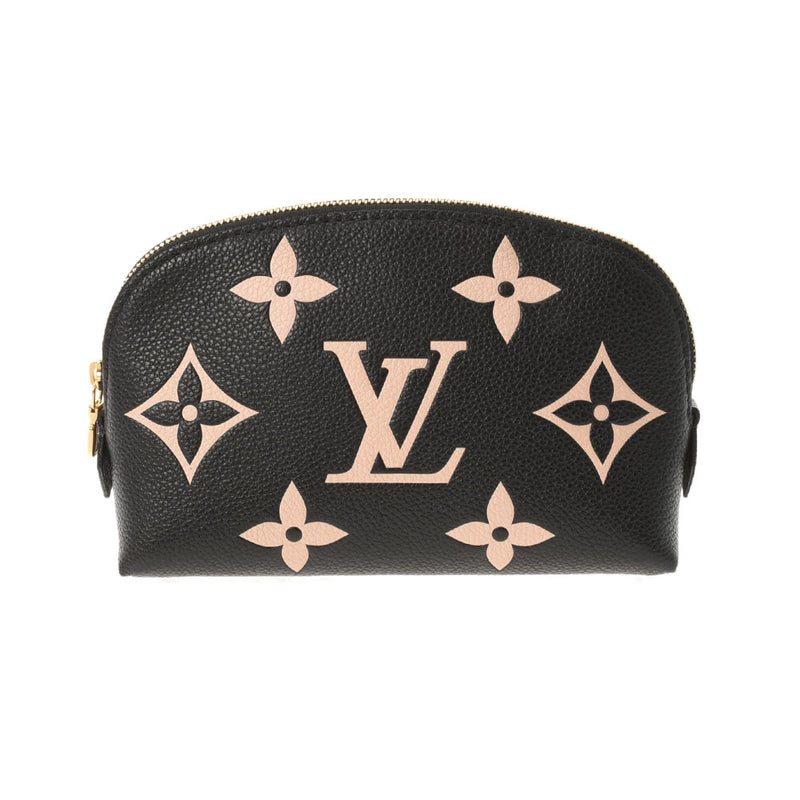 LOUIS VUITTON Louis Vuitton Monogram Amplant Pochet Cosmetic Noir M59086 Unisex Leather Pouch A Rank used Ginzo