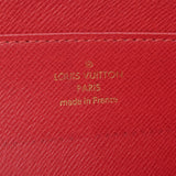 LOUIS VUITTON ルイヴィトン ダミエ T＆B ポルトフォイユコンプリス レッド N61740 ユニセックス ダミエキャンバス 長財布 Bランク 中古 銀蔵