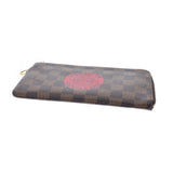 LOUIS VUITTON Louis Vuitton Damier T & B Portofoille Complice Red N61740 Unisex Damier Cambus Long Wallet B Rank Used Ginzo