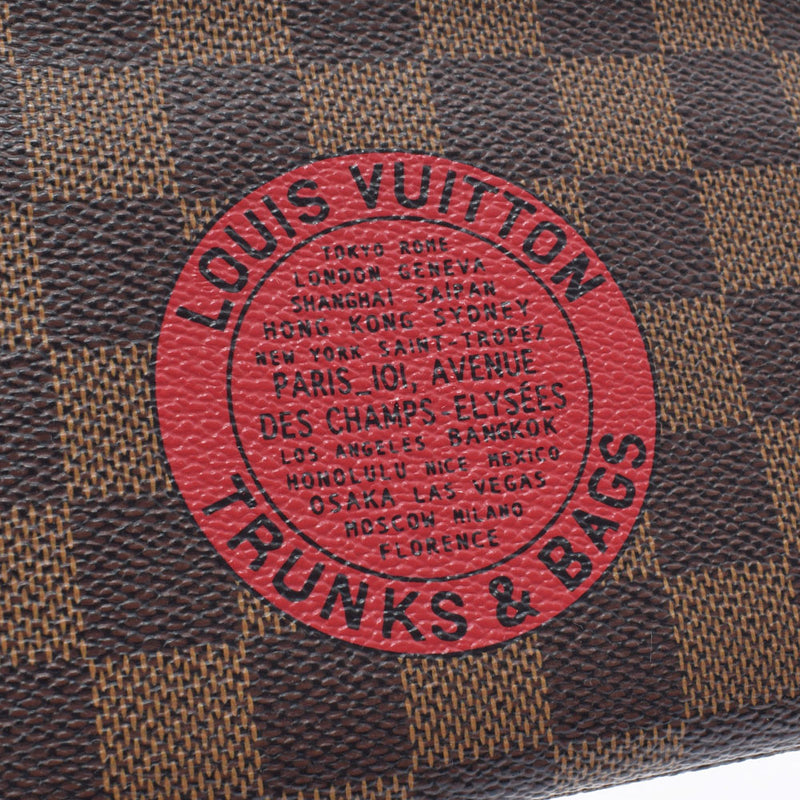 LOUIS VUITTON Louis Vuitton Damier T & B Portofoille Complice Red N61740 Unisex Damier Cambus Long Wallet B Rank Used Ginzo