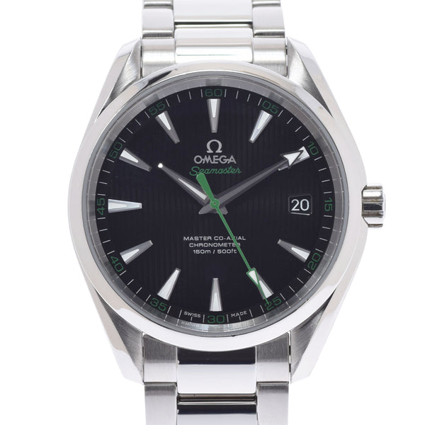 OMEGA Omega Sea Master Aqua Terra Golf Back Skeeping 231.10.42.21.01.004 Men's SS Watch Automatic Black Dial A Rank used Ginzo