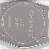 CHANEL Chanel J12 38mm GMT H3103 Men's White Ceramic/SS Watch Automatic White Dial A Rank used Ginzo