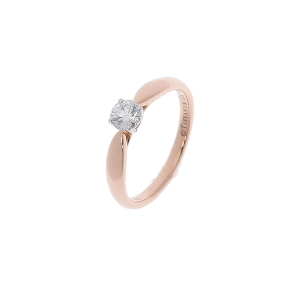 Tiffany＆Co。TiffanyHarmony Ring Ring Diamond 0.34CT H-VS1-3EX 12女士PT950/K18PG戒指/戒指/戒指等级二手Ginzo