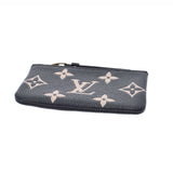 LOUIS VUITTON Louis Vuitton Aplant Pochette Credit Purse Noir M80885 Unisex Monogram Ant Coin Case AB Rank Used Ginzo