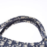 Christian Dior Christian Dior Book Tote Bag Medium Navy M1296ZRIW Ladies canvas handbag A rank used Ginzo