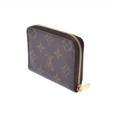 路易威顿路易·维顿（Louis Vuitton）路易威顿（Louis Vuitton）会标Zippy硬币人棕色M60067女用式字母图帆布硬币案例套