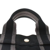 HERMES Hermes Fooltu PM Black/Gray Unisex Canvas Tote Bag B Rank used Ginzo