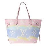 LOUIS VUITTON Louis Vuitton Monogram Lv Escult Never Full MM Pastel M45270 Ladies Monogram Canvas Tote Bag A Rank used Ginzo