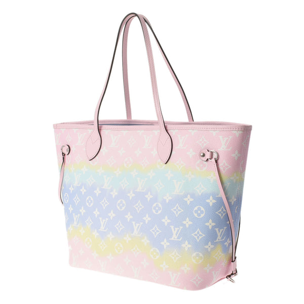 LOUIS VUITTON Louis Vuitton Monogram Lv Escult Never Full MM Pastel M45270 Ladies Monogram Canvas Tote Bag A Rank used Ginzo