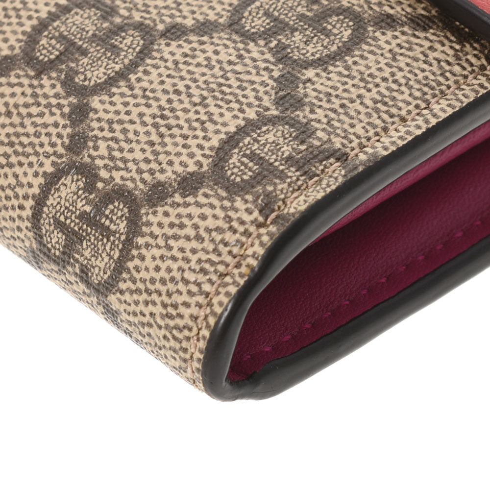 yuki様 グッチパドロック コンチネンタル ベージュ/レッド レディース GG