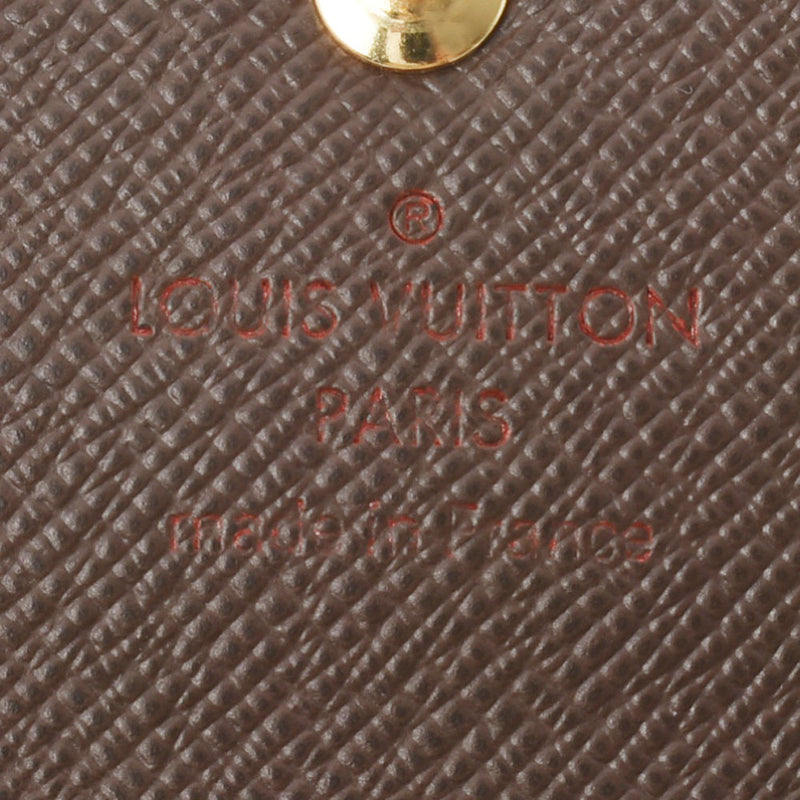 LOUIS VUITTON ルイヴィトン ダミエ 4連キーケース ブラウン N60386 ユニセックス ダミエキャンバス キーケース Aランク 中古 銀蔵