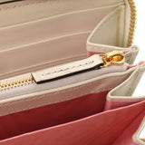 GUCCI Gucci Pom Round Zip Wallet Beige/Ebony Gold Bracket 663924 Ladies PVC Leather Wallet AB Rank Used Ginzo