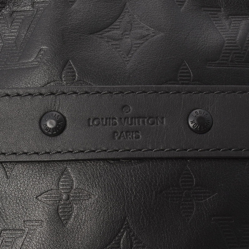 LOUIS VUITTON ルイヴィトン モノグラム シャドウ ダヌーブPM 黒 M43681 メンズ レザー ショルダーバッグ ABランク 中古 銀蔵