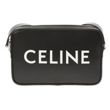 塞琳·塞琳（Celine Celine）印刷中等黑色女士小牛梅斯格（Messenger Bag）未使用的金佐（Ginzo）