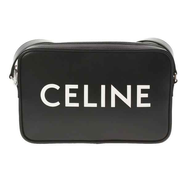 Celine Celine Print Medium Black Ladies Calf Messenger Bag Unused Ginzo