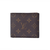 路易威顿路易斯·维顿（Louis Vuitton）Marco nm Marco NM M62288男士会标帆布B​​i -fold Wallet B等级二手Ginzo