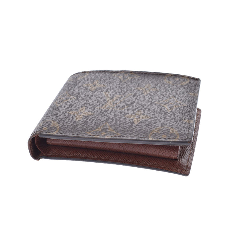 路易威顿路易斯·维顿（Louis Vuitton）Marco nm Marco NM M62288男士会标帆布B​​i -fold Wallet B等级二手Ginzo