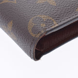 LOUIS VUITTON Louis Vuitton Monogram Portofoyille Marco NM Brown M62288 Men's Monogram Canvas Bi -Fold Wallet B Rank Used Ginzo