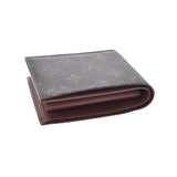 路易威顿路易斯·维顿（Louis Vuitton）Marco nm Marco NM M62288男士会标帆布B​​i -fold Wallet B等级二手Ginzo